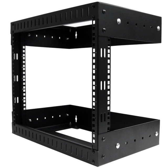 STARTECH.COM RK812WALLOA  8U Open Frame Wallmount Equipment Rack - Adjustable Depth - Mount your network and telecommunications equipment with the convenience of adjustable depth - Wall Mount Rack - Wallmount Rack - Equipment Rack - 8U Rack - Open Fr