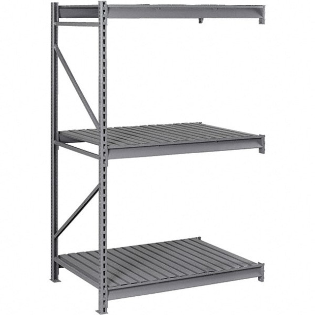 Tennsco BU-4824120CAMGY Bulk Storage Rack: 4,150 lb per Shelf, 3 Shelves