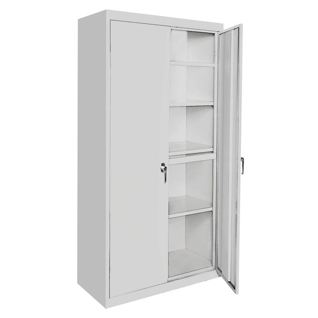 Steel Cabinets USA AAH-48RBMAG2HGR Storage Cabinets; Cabinet Type: Magnum Series; Adjustable Shelf; Lockable Storage ; Cabinet Material: Steel ; Width (Inch): 48in ; Depth (Inch): 24in ; Cabinet Door Style: Lockable ; Height (Inch): 72in