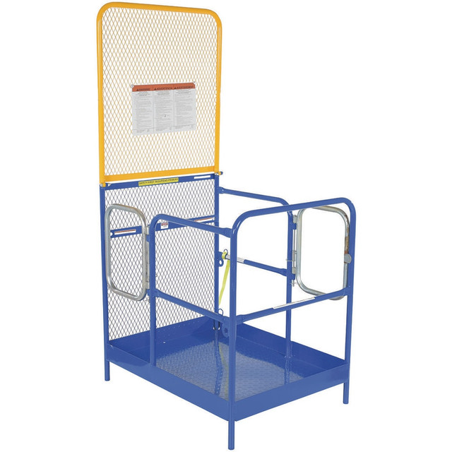 Vestil WP-3648-84B-DD Steel Platform: 1,000 lb Capacity, 36" Wide, 48" Deep, 89-5/8" High