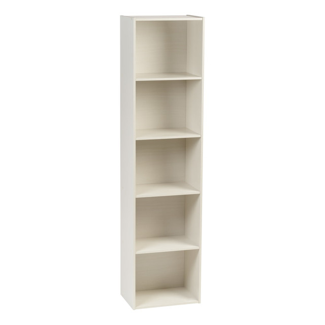 IRIS USA, INC. 596160 IRIS 67inH 5-Tier Bookcase, White