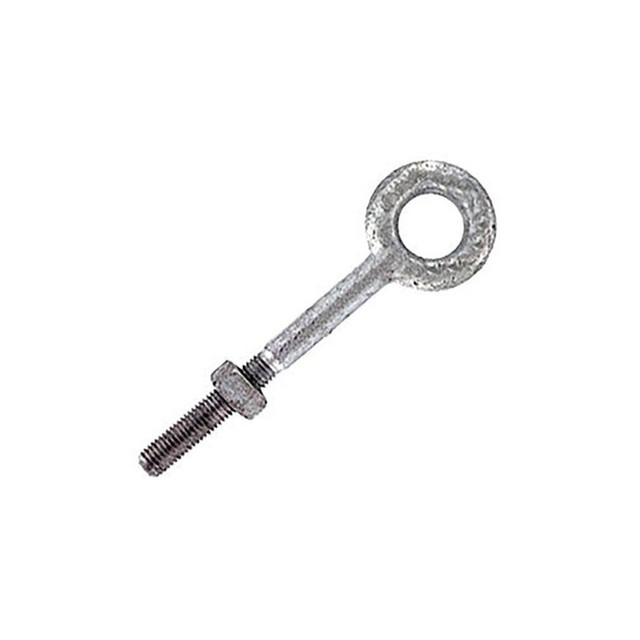 US Cargo Control NWEBSS38X3 Fixed Lifting Eye Bolt: Without Shoulder, 600 lb Capacity, 3/8 Thread, Grade 316 Stainless Steel