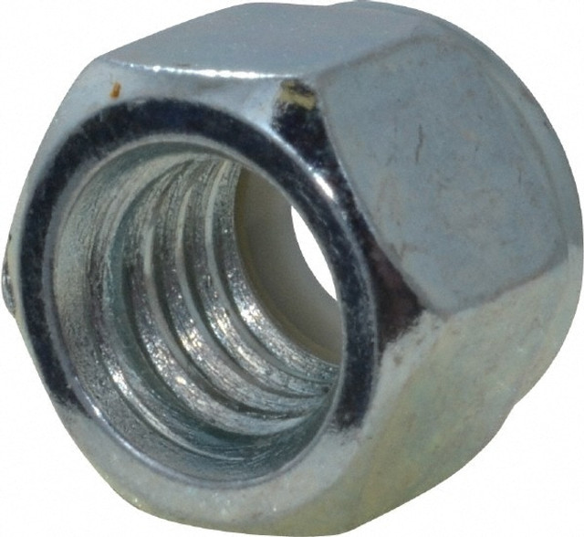 Value Collection B50000007 Hex Lock Nut: Insert, Nylon Insert, 3/8-16, Grade 2 Steel, Zinc-Plated