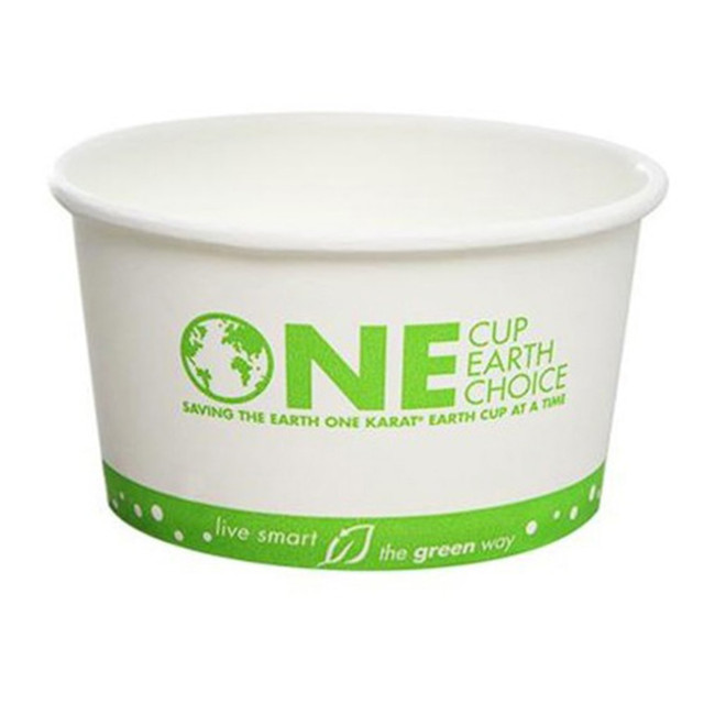 LOLLICUP USA, INC. KE-KDP12 Karat Earth Paper Food Containers, 12 Oz, White, Case Of 500 Containers LOLLICUP USA, INC. KE-KDP12 Karat Earth Paper Food Containers, 12 Oz, White, Case Of 500 Containers