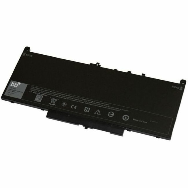 USA Based Customer Service Call Center  Model Fits: DELL LATITUDE E7270,E7470 -  Replaces OEM: J60J5,451-BBSU,451-BBSX,451-BBSY,451-BBPK -  18 Months Manufacture Warranty -  Specs: 7.6V, 54Whr, Li-Ion -  Rechargeable & avoids disposables - designed to be used repeatedly, helping you save money and avoid single-use disposables.