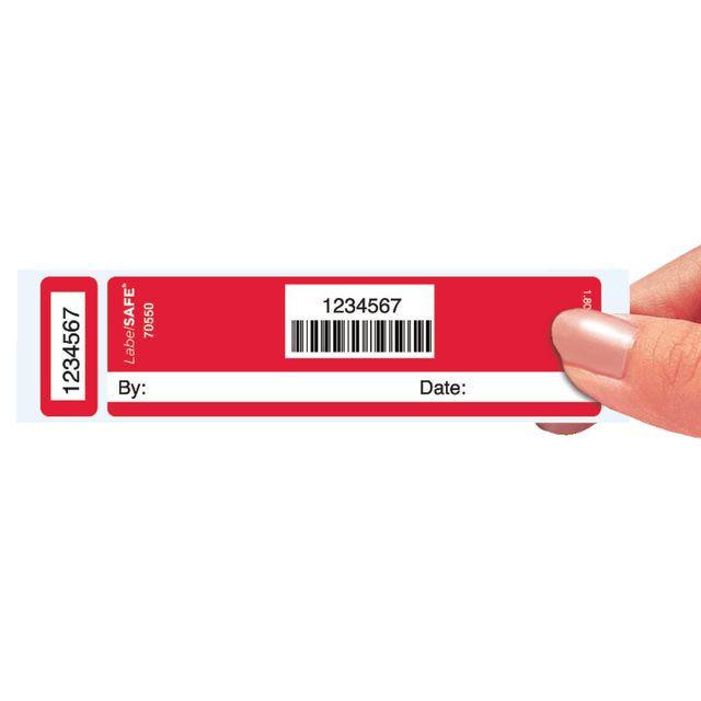 CONTROL, INC. 70551 LabelSAFE Void Labels, Red, 1in x 4in, Box Of 250