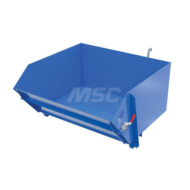 Vestil HDROP-100-HD Stationary Tilt Hopper: 6,000 lb Capacity, 53" Wide, 51.19" Long, 28.125" High