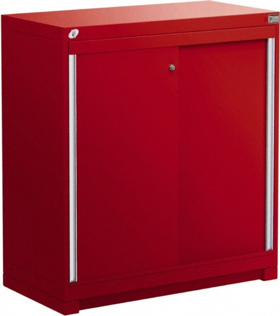 Rousseau Metal R5AHE-3803-081 2 Drawer Flame Red Steel Modular Storage Cabinet