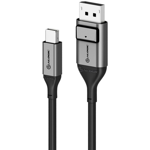 ALOGIC USA ULMDPDP02-SGR Alogic Ultra 8K Mini DisplayPort to DisplayPort Cable - V1.4 - 6.56 ft DisplayPort/Mini DisplayPort A/V Cable for Audio/Video Device, Notebook, Computer ALOGIC USA ULMDPDP02-SGR Alogic Ultra 8K Mini DisplayPort to DisplayPort Cable - V1.4 - 6.56 ft DisplayPort/Mini DisplayPort A/V Cable for Audio/Video Device, Notebook, Computer
