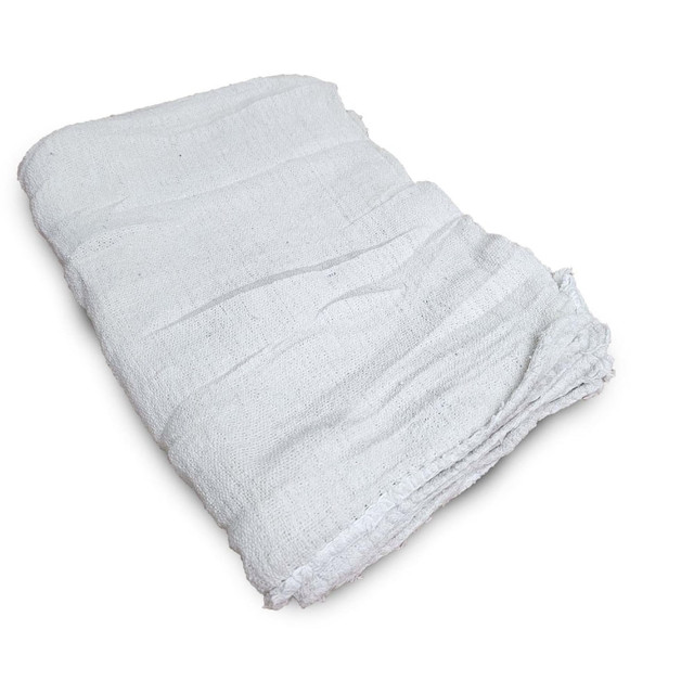 R&R TEXTILE MILLS INC 21810-12500-K Pro-Clean Basics Industrial-Grade Shop Towels, 10in x 12in, Pack Of 12,500 Towels