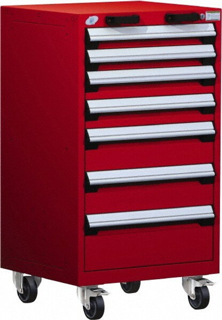 Rousseau Metal R5BCD-3851-081 Steel Tool Roller Cabinet: 7 Drawers