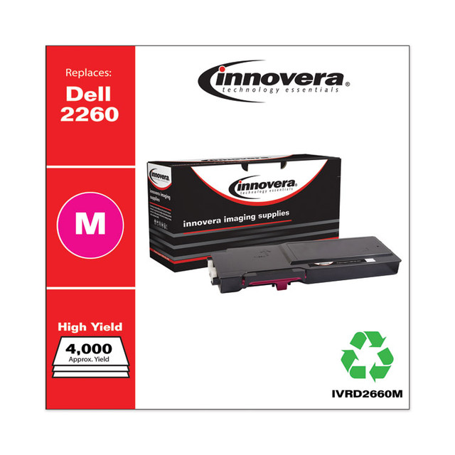 INNOVERA D2660M Remanufactured Magenta High-Yield Toner, Replacement for 593-BBBS, 4,000 Page-Yield