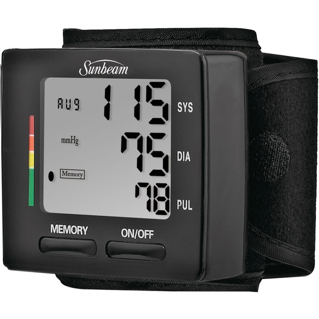 ENGLEWOOD MARKETING LLC 16981 Sunbeam 16981 Wrist Blood Pressure Monitor, Black