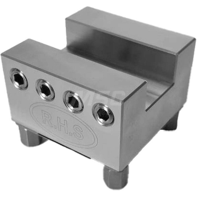 Rapid Holding Systems RHS-E43144S EDM Electrode Holders; Maximum Electrode Size (mm): 30 ; Electrode Shape Compatibility: Square/Round ; Flushing Duct: Yes ; With Plate: Yes ; Hardened: Yes