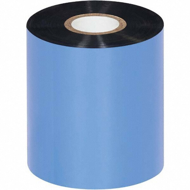 Value Collection THT160 Thermal Transfer Ribbon: 3.14" Wide, 1,476' Long, Black, Wax & Resin