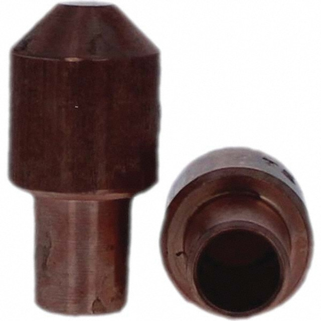 Tuffaloy 119-0027 Spot Welder Tips; Tip Type: Male Cap E Nose (Truncated) ; Material: RWMA Class 2 - C18200