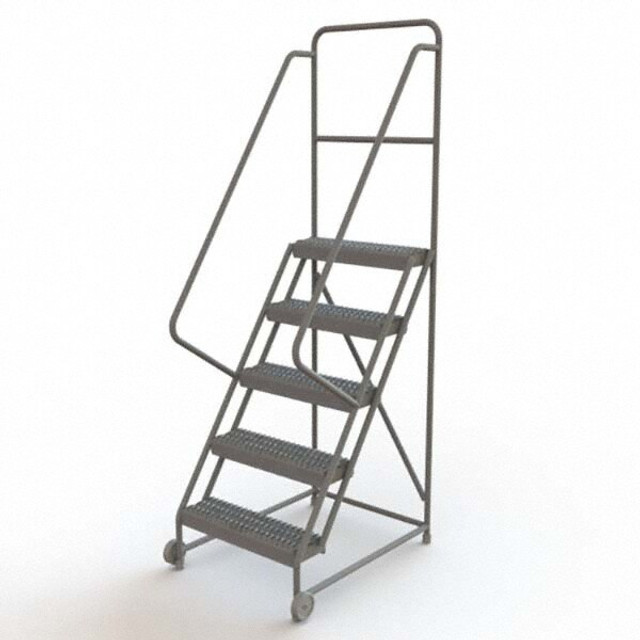 TRI-ARC KDTF105242 Steel Rolling Ladder: 5 Step