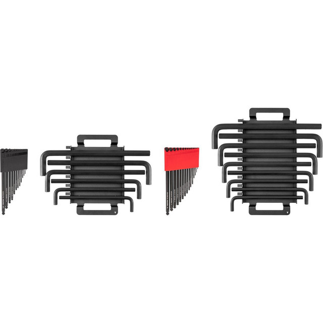 Tekton KLX99301 Hex Key Sets; Tool Type: Hex Key ; Handle Type: L Long & Short Arm ; Hex Size Range (Inch): .050 - 3/4 ; Material: Steel ; Overall Length (Decimal Inch): 17.3750 ; Overall Length (Inch): 17-3/8