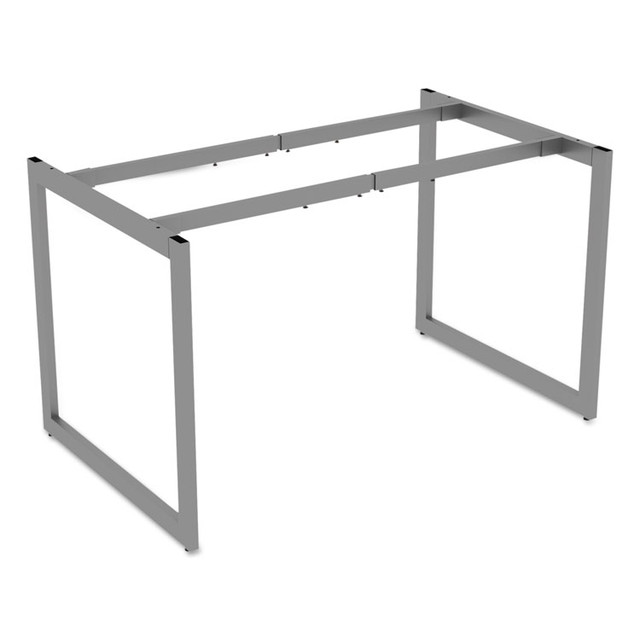 ALERA LSTB30GR Alera Open Office Desk Series Adjustable O-Leg Desk Base, 47.25 to 70.78w x 29.5d x 28.5h, Silver