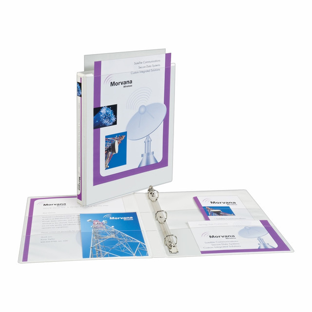 AVERY PRODUCTS CORPORATION 05234 Avery Nonstick Heavy-Duty View 3-Ring Binder With EZ-Turn Rings, 1/2in D-Rings, 40% Recycled, White AVERY PRODUCTS CORPORATION 05234 Avery Nonstick Heavy-Duty View 3-Ring Binder With EZ-Turn Rings, 1/2in D-Rings, 40% Recycled, White