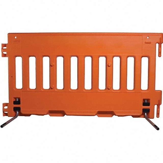 VizCon 57000-AO Barricade: 38" High, 3" Wide, Polyethylene Frame, Orange