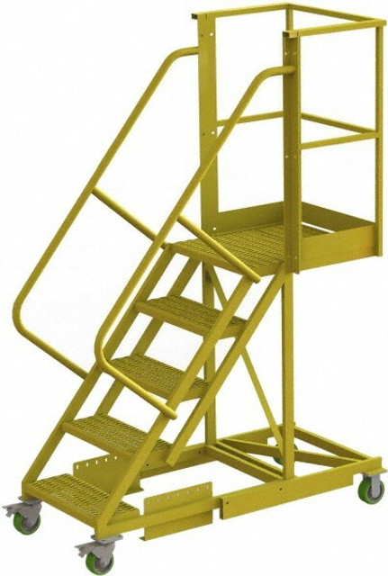 TRI-ARC UCS500520242 Steel Rolling Ladder: 5 Step