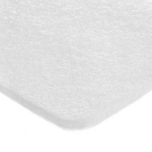 USA Industrials BULK-FFS-PP-32 Felt Sheets; Material: Polypropylene ; Length Type: Stock Length ; Color: White ; Overall Thickness: 0.095in ; Overall Length: 25.00 ; Overall Width: 72