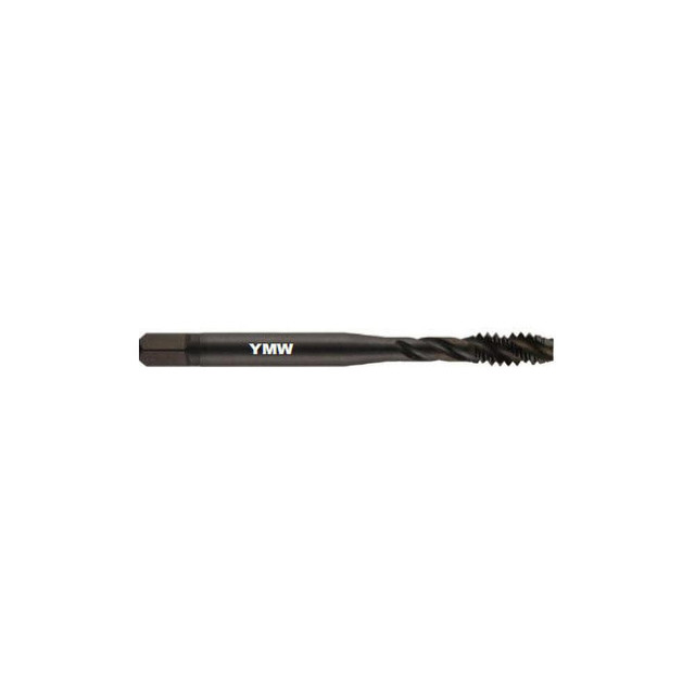 Yamawa 374017 Spiral Flute Tap:  M4 x 0.70,  Metric,  3 Flute,  1 - 2,  2B Class of Fit,  Vanadium High-Speed Steel,  Oxide Finish