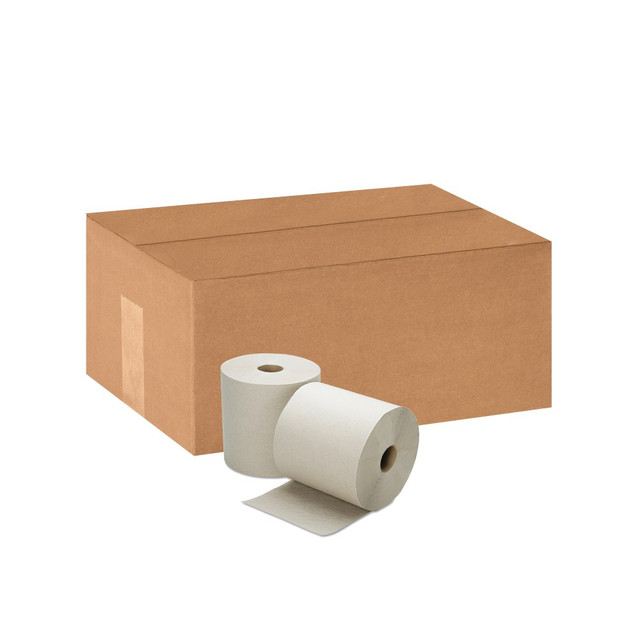 NATIONAL INDUSTRIES FOR THE BLIND 5915823 SKILCRAFT All-Purpose Embossed 1-Ply Hardwound Paper Towels, 100% Recycled, Natural, 800ft Per Roll
