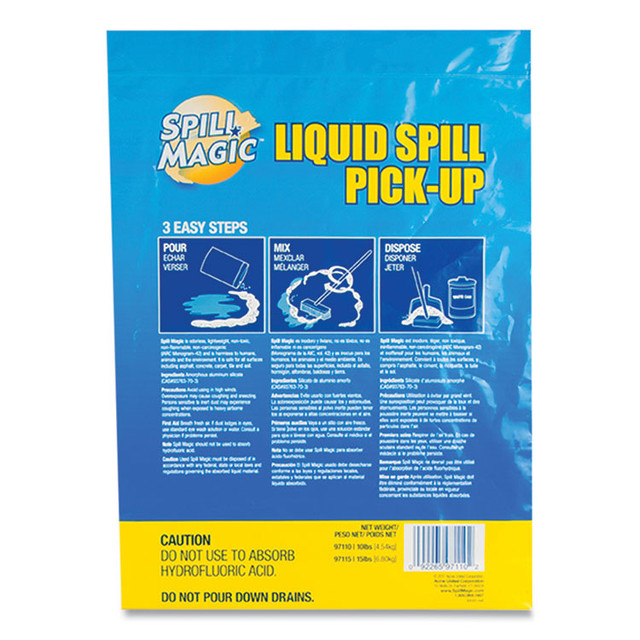 ACME UNITED CORPORATION Spill Magic™ 97115 Sorbent, 15 lb Bag