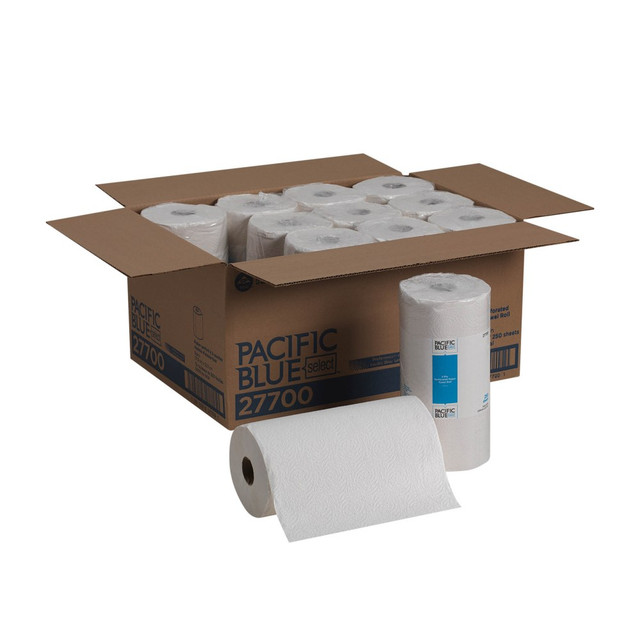 ADVANTUS CORP. 27700 Pacific Blue Select by GP PRO, 2-Ply, Perforated Paper Towels, White, 12 Rolls Per Case, 250 Sheets Per Roll ADVANTUS CORP. 27700 Pacific Blue Select by GP PRO, 2-Ply, Perforated Paper Towels, White, 12 Rolls Per Case, 250 Sheets Per Roll
