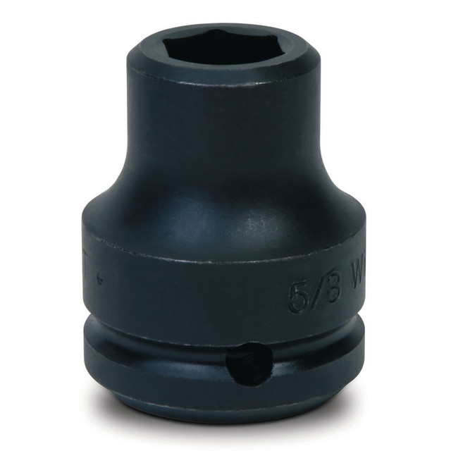 Williams 6-672 Impact Sockets; Socket Size (Decimal Inch): 2.25 ; Number Of Points: 6 ; Drive Style: Square ; Overall Length (mm): 80.96mm ; Material: Steel ; Finish: Black Oxide