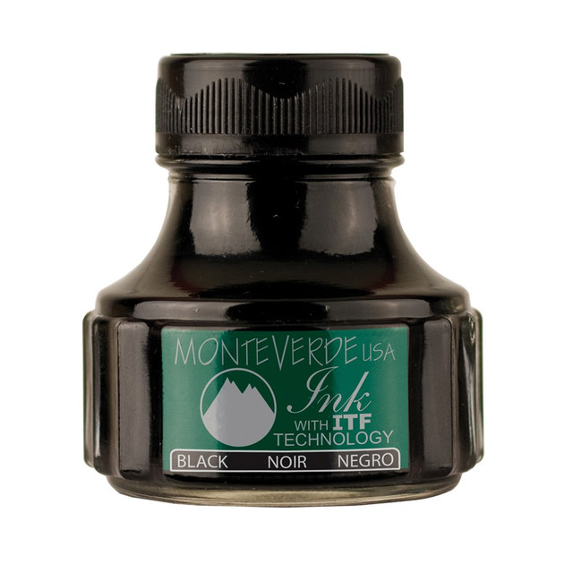 YAFA A PEN COMPANY Monteverde G308BK  Ink Bottle, Black