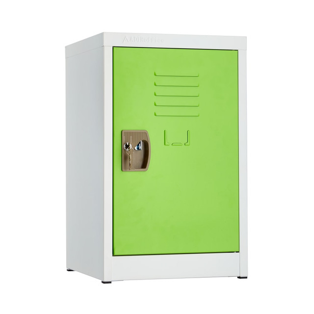 ADIR CORP. ADI629-02-GRN Alpine AdirOffice 1-Tier Steel Locker, 24inH x 15inW x 15inD, Green