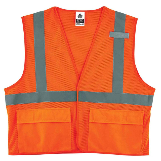 ERGODYNE CORPORATION Ergodyne 21135  GloWear Safety Vest, Mesh 8220HL, Type R Class 2, Large/X-Large, Orange