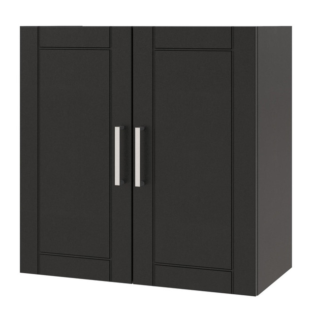 AMERIWOOD INDUSTRIES, INC. Ameriwood Home 7923414COM  Callahan 24in Wall Cabinet, 2 Shelves, Black