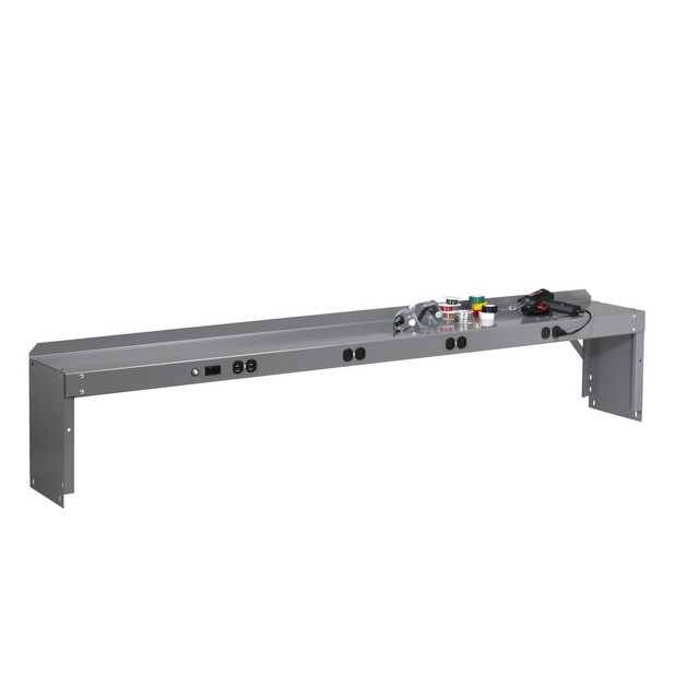 Tennsco RE-1072MGY Riser: for Workstations, Steel