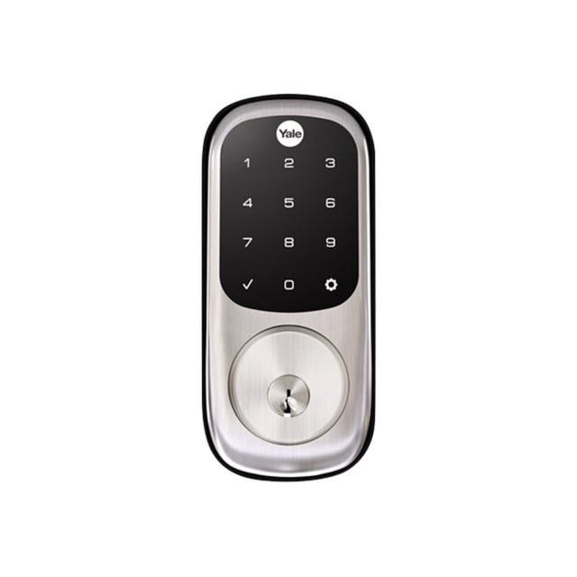 YALE SECURITY R-YRD226-CBA-619 Yale Real Living YRD226 Assure Lock Touchscreen Deadbolt - Door lock - key, electronic - smart lock - 5 pins - touch keypad - Wi-Fi - satin nickel