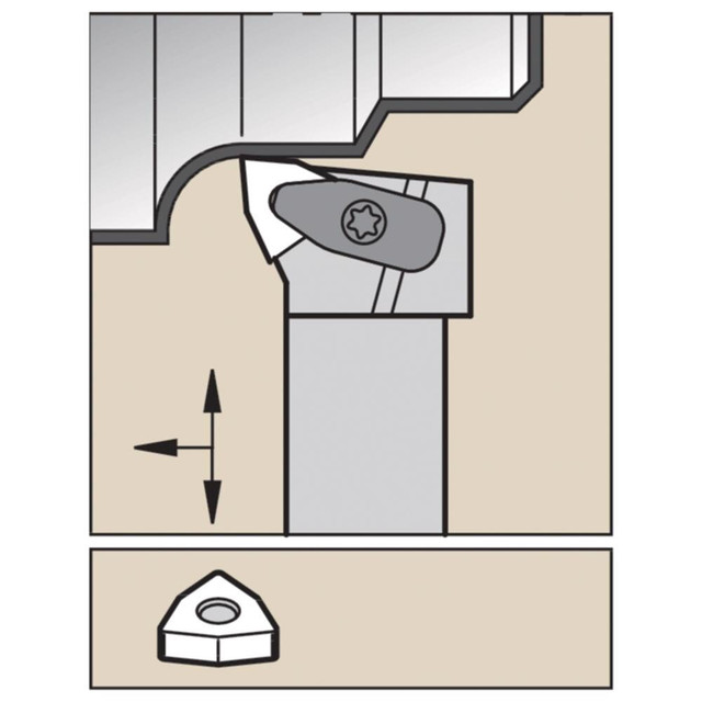 Widia 5696754 Indexable Turning Toolholders; Toolholder Style: DWLNL ; Hand of Holder: Left Hand ; Lead Angle: 95.000 ; Insert Compatibility: WN..0804.. ; Insert Holding Method: Clamp ; Shank Width (mm): 25.00