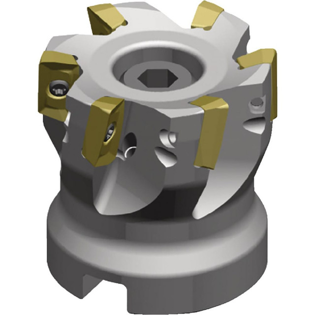 Widia 2003579 Indexable Square-Shoulder Face Mills; Minimum Cutting Diameter (Decimal Inch): 3.0000 ; Maximum Cutting Diameter (Decimal Inch): 3.0000 ; Maximum Depth of Cut (Decimal Inch): 0.6260 ; Arbor Hole Diameter (Decimal Inch): 1.0000