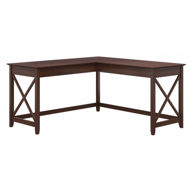 BUSH INDUSTRIES INC. KWD160BC-03 Bush Business Furniture Key West 60inW L-Shaped Corner Desk, Bing Cherry, Standard Delivery BUSH INDUSTRIES INC. KWD160BC-03 Bush Business Furniture Key West 60inW L-Shaped Corner Desk, Bing Cherry, Standard Delivery