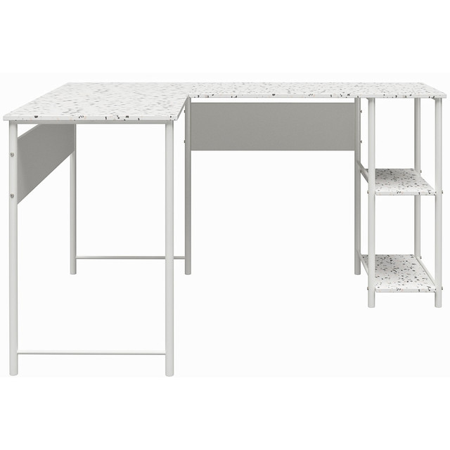 AMERIWOOD INDUSTRIES, INC. Ameriwood Home 9689919COM  Berkeley 56inW L-Shaped Computer Desk, Terrazzo