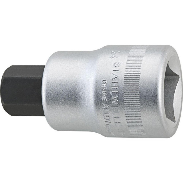 Stahlwille 06050017 Hand Hex & Torx Bit Sockets; Socket Type: Metric Hex Bit Socket ; Hex Size (mm): 17.000 ; Bit Length: 25mm ; Insulated: No ; Tether Style: Not Tether Capable ; Material: Chrome Alloy Steel