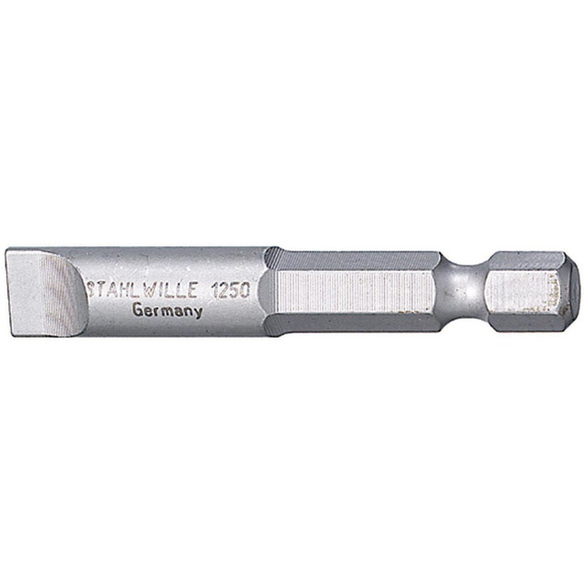Stahlwille 08300840 Power & Impact Screwdriver Bits & Holders; Bit Type: Slotted ; Hex Size (Inch): 1/4in ; Blade Width (mm): 4.00 ; Drive Size: 1/4 in ; Body Diameter (mm): 0.800 ; Overall Length (Decimal Inch): 2.0000