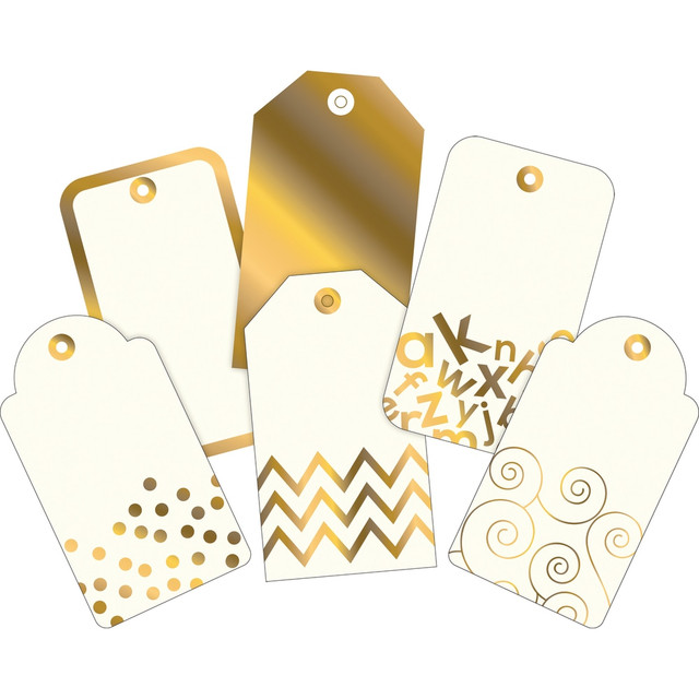 BARKER CREEK PUBLISHING, INC. BC3719 Barker Creek Accents, 24K Gold With Gold Foil, Pack Of 72