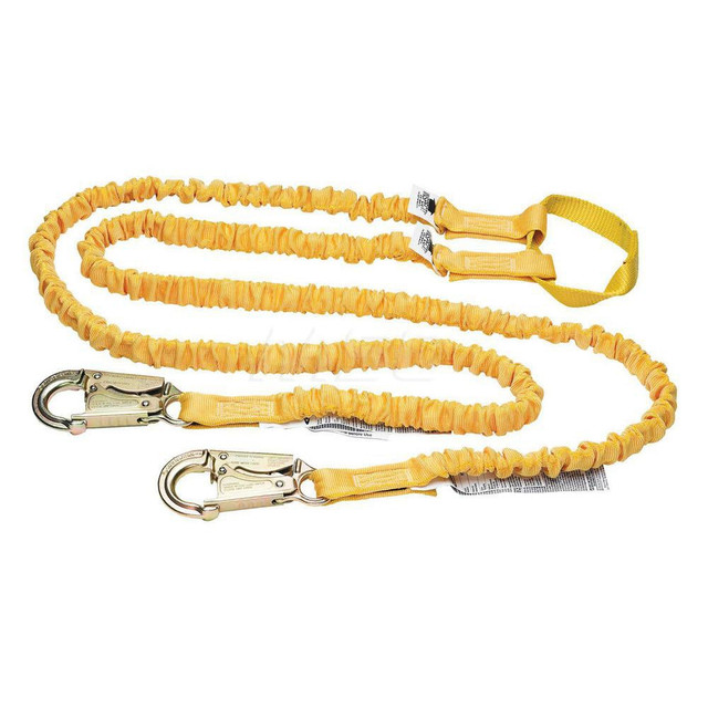 Werner C411701 Lanyards & Lifelines; Load Capacity: 5000lb ; Construction Type: Webbing ; Harness Type: Ladder Climbing ; Lanyard End Connection: Snap Hook ; Anchorage End Connection: Tie-Back ; Length Ft.: 6.00
