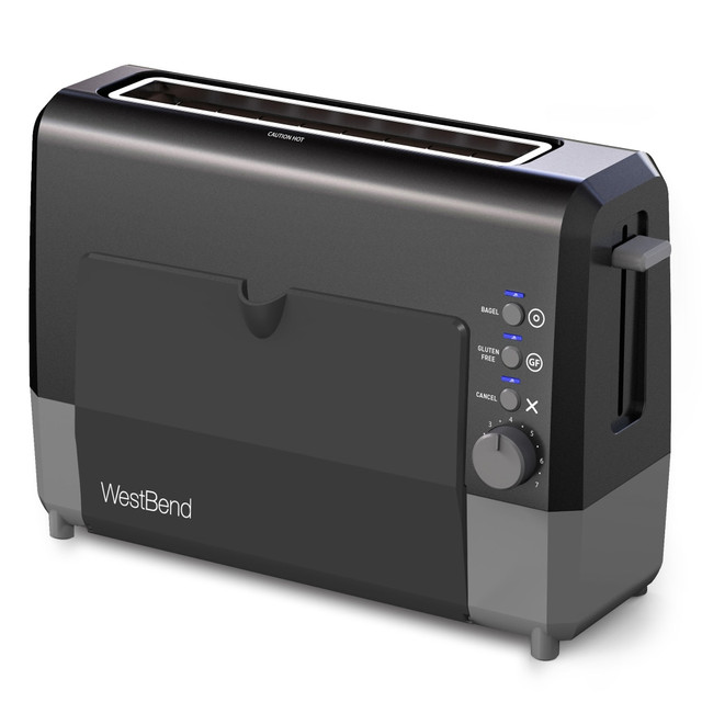GREENFIELD WORLD TRADE INC. 77224 West Bend QuikServe 2-Slice Toaster, Black GREENFIELD WORLD TRADE INC. 77224 West Bend QuikServe 2-Slice Toaster, Black