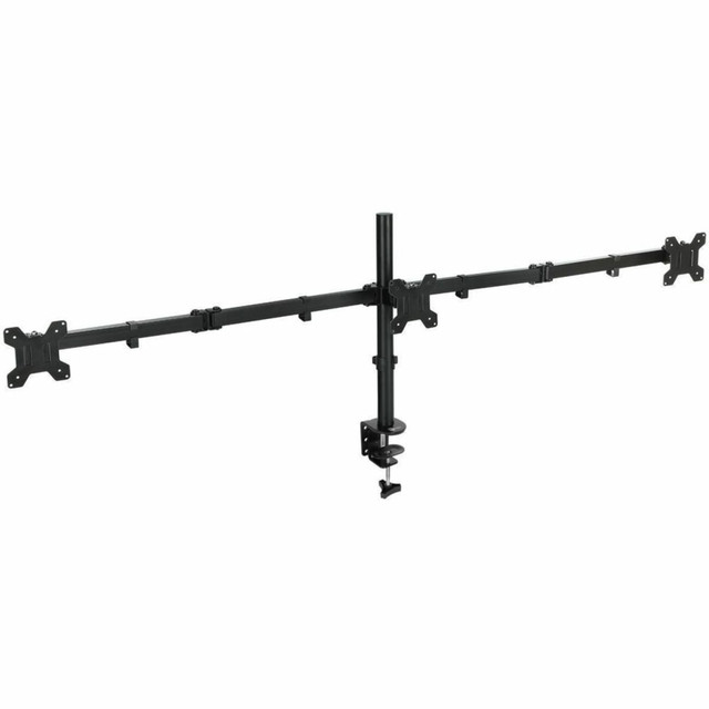 SIIG, INC. CE-MT0R12-S3 SIIG Articulating Triple Monitor Desk Mount - 13in to 32in - 3 Display(s) Supported - 13in to 32in Screen Support - Max Load 17.6 lbs(Each) - VESA Plate 75x75mm/100x100mm - Cable Management - C-Clamp - Grommet SIIG, INC. CE-MT0R12-S3 SIIG Articulating Triple Monitor Desk Mount - 13in to 32in - 3 Display(s) Supported - 13in to 32in Screen Support - Max Load 17.6 lbs(Each) - VESA Plate 75x75mm/100x100mm - Cable Management - C-Clamp - Grommet