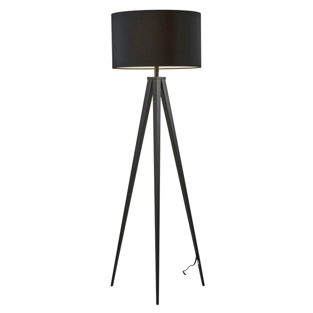 ADESSO INC 6424-01 Adesso Director Floor Lamp, 61 1/2inH, Black