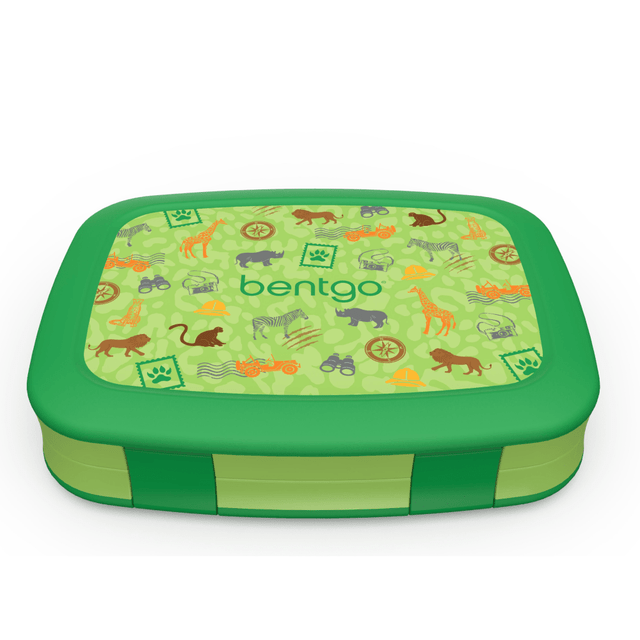 BEAR DOWN CONSULTING BGKDPT-SAF Bentgo Kids Prints 5-Compartment Lunch Box, 2inH x 6-1/2inW x 8-1/2inD, Safari BEAR DOWN CONSULTING BGKDPT-SAF Bentgo Kids Prints 5-Compartment Lunch Box, 2inH x 6-1/2inW x 8-1/2inD, Safari